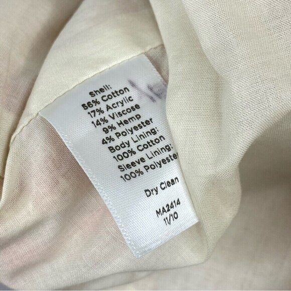 Talbots Women's Y2K Pink Gracie Collarless Plaid Tweed Career Blazer‎ 6/C36 - Picture 7 of 11